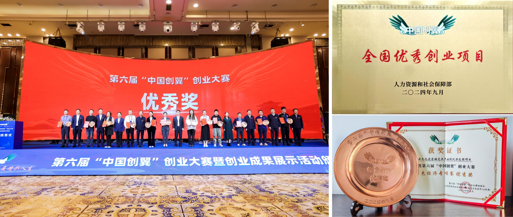 花匠铺科技荣获“全国优秀创业项目”称号