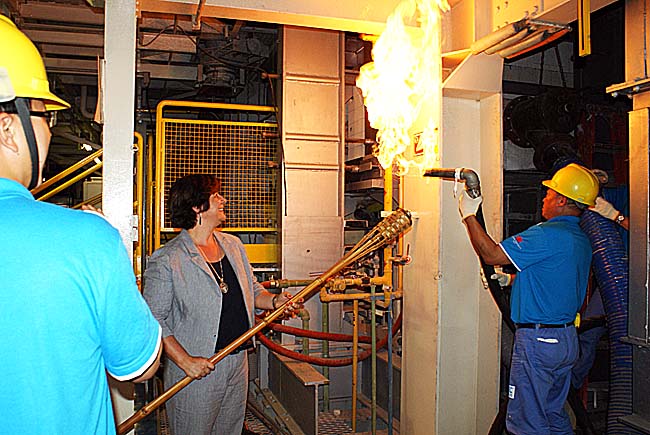 CPIC巴西公司5万吨池窑成功点火